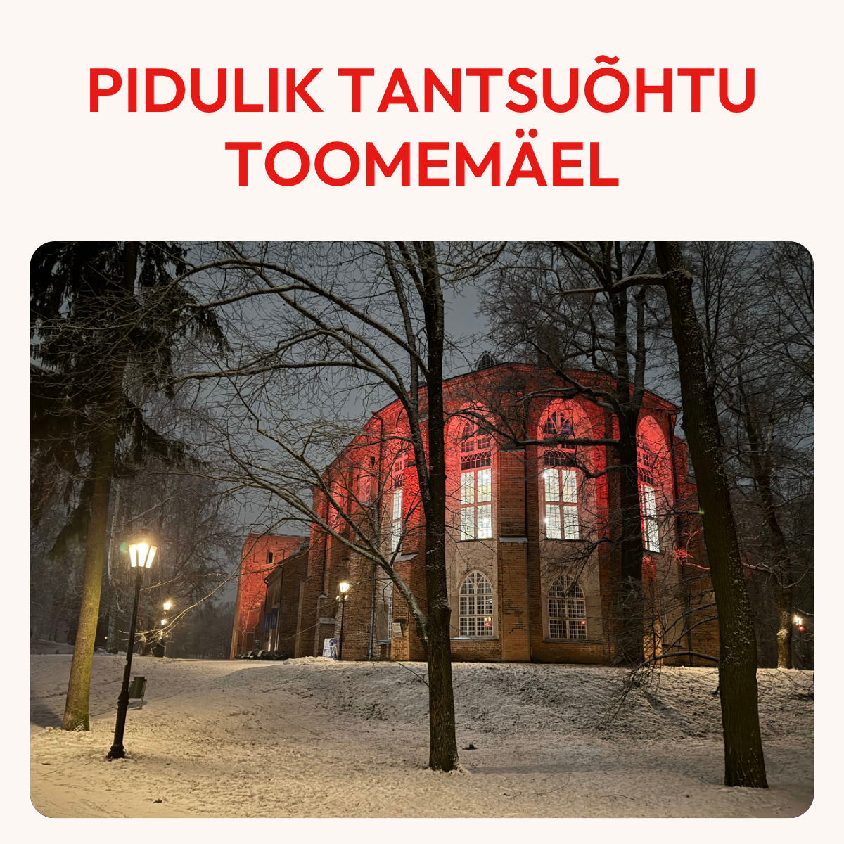 Pidulik tantsuõhtu